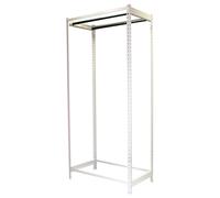 Rayonnage pour vêtements 2000x900x500 - 1 niveau Blanc - SIMON RACK - 8435104978474