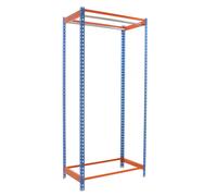 Rayonnage pour vêtements 2500x900x500 - 1 niveau Bleu/Orange - SIMON RACK - 8435104958858