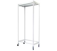 Rayonnage pour vêtements 3075x1200x500 - 1 niveau Blanc - SIMON RACK - 8435104978689