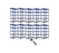 - Rayonnage Q-Rax Bleu Métal 120 x 50 x 180 cm