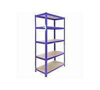 Monster Racking - Rayonnage T-Rax en Acier Sans Boulons Bleu 90cm x 45cm x 180cm