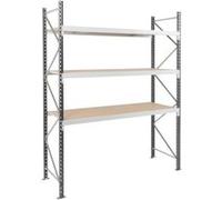 Rayonnages mi-lourd MANORGA EPSIVOLH.2500 x L.2000Prof.800 mm - Départ - 4 niveaux - ZRRAYOSLD252080D1 G