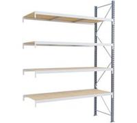 Rayonnages mi-lourd MANORGA EPSIVOLH.2500 x L.3000Prof.600 mm - Suivant - 4 niveaux - ZRRAYOSLD253060S2 G