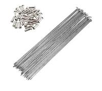 Rayons De Bicyclette Lot de 10 rayons de vélo de route haute résistance 27,5 pouces 700C, roues de vélo de montagne, rayons de vélo, écrous de rayons en acier inoxydable pour remplacer les pièces de v