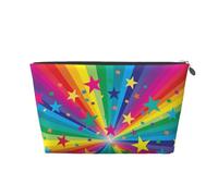 Rayons De Confettis Arc-en-Ciel Et Étoiles, Trousse de Toilette Trousse de Maquillage Sac à cosmétiques Trousse de Toilette de Voyage Portable