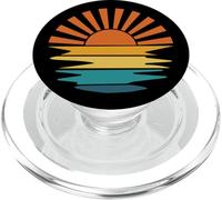 Rayons de Soleil rétro ondulés Vintage rétro Rayons de Soleil PopSockets PopGrip pour MagSafe