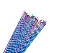 Rayons De VéLo 10 pièces Rayon de vélo 26 27.5 29 Pouces Roue Arc-en-Ciel Rayons de vélo Jante vélo de Route de Montagne en Acier Inoxydable 259 261 271 273 291 293mm(10 pcs 273mm)