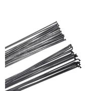 Rayons De VéLo 2.0 Rayons Ronds J-Bend/Straight Pull Head Rayons de vélo Noir Rayons de vélo(Straight 44PCS)