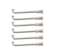 Rayons de vélo 40 pièces un lot de 12 G de diamètre 2,6 mm Rayons de vélo électrique en acier inoxydable 304 J-bend éclairage couleur argent rayons de vélo électrique (couleur : longueur 248 mm)