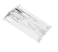 Rayons De VéLo 40PCS 181mm-230mm 14G Cycle Spokes Stainless Steel Silvery Mountain Road Bicycle with Nipples Bike Accessories 554 (Color : 182mm)