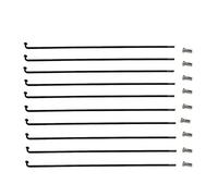 Rayons de vélo électrique en acier au carbone, diamètre 2.6mm, 12G, 45#, longueur de roue 60mm-310mm, 37 pièces(Length 100mm)