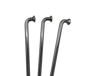 Rayons de Vélo,Rayons de Roue 36 Pièces 13G Beaucoup Diamètre 2.2mm Couleur Argent J-Bend Rayons De Roue De Vélo Électrique Matériel 304 Rayons De Corps Rond en Acier Inoxydable