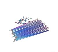 Rayons de VTT en acier inoxydable avec finition galvanisée sous vide arc-en-ciel pour remplacement de roue de vélo de 26 à 27,5 à 29 pouces (275 mm)