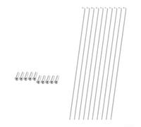 Rayons en acier calibre 14 g 254 mm pour construction de roues