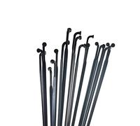 Rayons en acier, rayons de vélo, rayons de vélo 14G 20 pièces rayons de vélo plats courbés en J rayons de vélo plats coudés de 2 mm avec écrous (couleur: 280 mm) (couleur: 292 mm) ( Color : 282 Mm. )