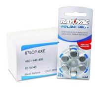 Rayovac Cochlear 675 Lot de 60 piles sans mercure