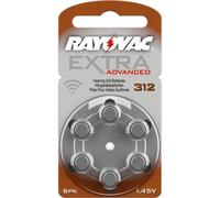 Rayovac extra advanced lot de 120 nr 312 zinc air p312 pR41 zL3)