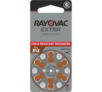 Rayovac Extra Advanced Lot de 120 piles auditives Taille 312 + porte-clés