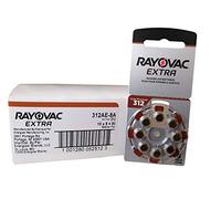 Rayovac Extra Advanced Lot de 80 Piles pour appareils auditifs sans Mercure Taille 312