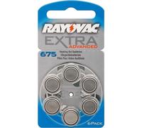 Rayovac Extra Advanced PR44 / 675 - Pile bouton zinc-air pour appareils auditifs, 1,4 V