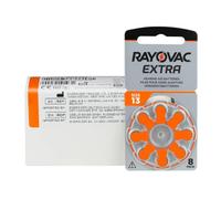 RAYOVAC Extra Piles pour appareils auditifs Type 13 PR48 Orange 1,45 V - 80 (10x8)