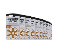 RAYOVAC Lot de 10 Blisters de 6 piles Extra Advanced PR41/312 1,45V