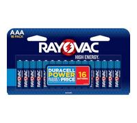 Rayovac Lot de 16 piles alcalines AAA haute énergie Triple A