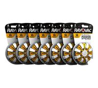 Rayovac Lot de 56 Piles pour appareils auditifs Taille 10