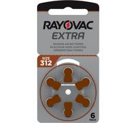 RAYOVAC Piles pour Amplificateur Appareil Auditif, Piles Bouton pour Aide Auditive, lot de 60, taille 312