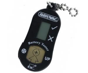 Rayovac testeur de piles pour appareils auditifs avec porte-clés et compartiment de rangement