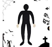 Raypontia Accessoires de mannequin d'Halloween, 182 cm, mannequin de vitrine d'Halloween, grandeur nature, effrayant, mobile, pour événements d'horreur, maisons effrayantes, spectacles sur scène