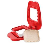 Raypontia Appareil à croque-monsieur - 16,2 x 12,5 x 4,5 cm - Coupe-sandwich et scellant - Coupe-sandwich - Moules à - Carré et rond