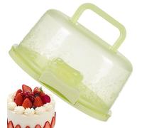 Raypontia Boîte à gâteau ronde avec couvercle - Cloche à gâteau Ø 22 cm, boîte de transport avec poignée de transport, récipient à pour gâteaux et crêpes aux œufs