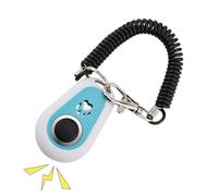 Raypontia Clicker pour Chien - Clicker Bicolore pour Éducation Canine | Accessoire de Comportement Portable Forme Ovale Adapté Toutes Tailles Animaux