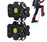 Raypontia Crampons à glace - Grip de traction pour chaussures de glace antidérapantes crampons - pointes Crampon pour traction de marche | Pour femmes, randonnée, hiver, escalade, alpinisme, course en