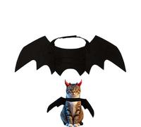 Raypontia Déguisements Halloween pour Chats - Ailes De Chauve-Souris en Feutre pour Costume Canin | Habits Amusants Événements Quotidiens Fêtes Anniversaire Noël pour Petit Chiot Chaton
