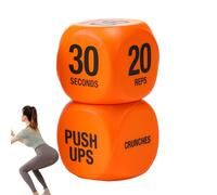 Raypontia Dés De Sport - 1 Paire Jeu De Dés d'exercice pour Salle De Sport 6 Faces | Accessoires Fitness Musculation Squats Pompes Sports Ados Et Hommes Voyage Maison Extérieur