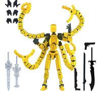Raypontia Figures d'action Articulées, Figurine Articulée Imprimé, Action Figure, Ensemble De Héros Robots, Figurine Articulée Desk Decorations, Jouet Articulé Modèle Décoratif Articulé