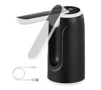Raypontia Fontaine À Eau pour Bonbonne - Pompe Électrique pour Bouteille d'eau,Pompe Rechargeable et Distributeur Portable pour Camping et Cuisine et Garage et Atelier et Dortoir et Maison et Voyage