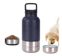Raypontia Gourde d'eau pour Chien de Voyage | Gourde pour Chiot avec Bol Détachable | Anti-Fuites 1.52L Tasse Abreuvoir pour Chien en Extérieur Voyage Randonnée Appartement Camping