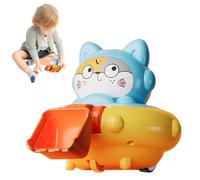 Raypontia Jouets de Voiture | Véhicules Dapprentissage des Animaux - Jouets de Camion Motricité Dessin Animé,pour Garçons Filles Maison Préscolaire Anniversaire Fêtes Noël Jour des
