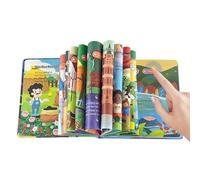 Raypontia Livres Audio pour | Livres de Lecture Anglais avec Mots d'animaux et 15 Chansons,Jouet Éducatif pour Garçons et Filles, Développement du Langage, Stimulation Sensorielle, Maison, École