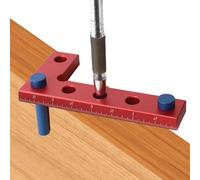Raypontia Règle de mesure pour le travail du bois, outil de lignes centrales pour le travail du bois | Équerres de menuiserie avec une précision de 90 degrés - Recherche de centre de marquage léger