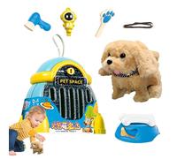 Raypontia Robot en Peluche Réaliste,Animal Électronique Qui Marche, Émet des Sons et Effectue des Mouvements | Bieropener Stijl Autosleutelhanger | pour, Garçons, Famille, Amis, Jeunes,