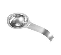 Raypontia Séparateur d'œufs pour œufs crus, 17 x 7 cm, en acier inoxydable, séparateur d'œufs, séparateur de jaunes d'œufs, convient pour la cuisson, la préparation de gâteaux, quiches et biscuits
