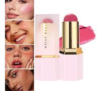 Raypontia Stick Blush - Stick Lumineux Hydratant Résistant à l'Eau | Illuminateur Visage Naturel et pour Peaux Grasse/Sèche/Mixte - Joues, Lèvres, Sourcils - Tenue Longue pour Occasions Spéciales