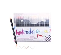 Raypontia Stylo aquarelle - Marqueurs pinceaux aquarelle - Kit d'outils de dessin - Marqueurs pour journal intime - Adultes - École - Bricolage - Activités pour