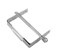 Raypontia Support de barbecue, support de gril pour barbecue extérieur - Ensemble de shish kabob à support pliant,Support de gril de camp avec 6 bâtonnets de brochettes, ustensiles de grillade pour