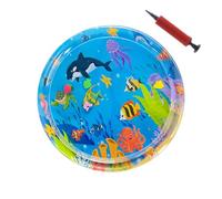 Raypontia Tapis de jeu aquatique pour chat, tapis sensoriel aquatique pour chats - Tapis d'activité pour chat pour le divertissement des chats,Un capteur d'eau épais avec une variété d'éléments marins