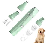 Raypontia Tondeuse Chien Professionnelle - Ponceuse Électrique Sans Fil Rechargeable | Kit de Toilettage Électrique Silencieux pour Chien à Domicile | Pour Chats Chiens Griffes Oreilles Visage Hanche